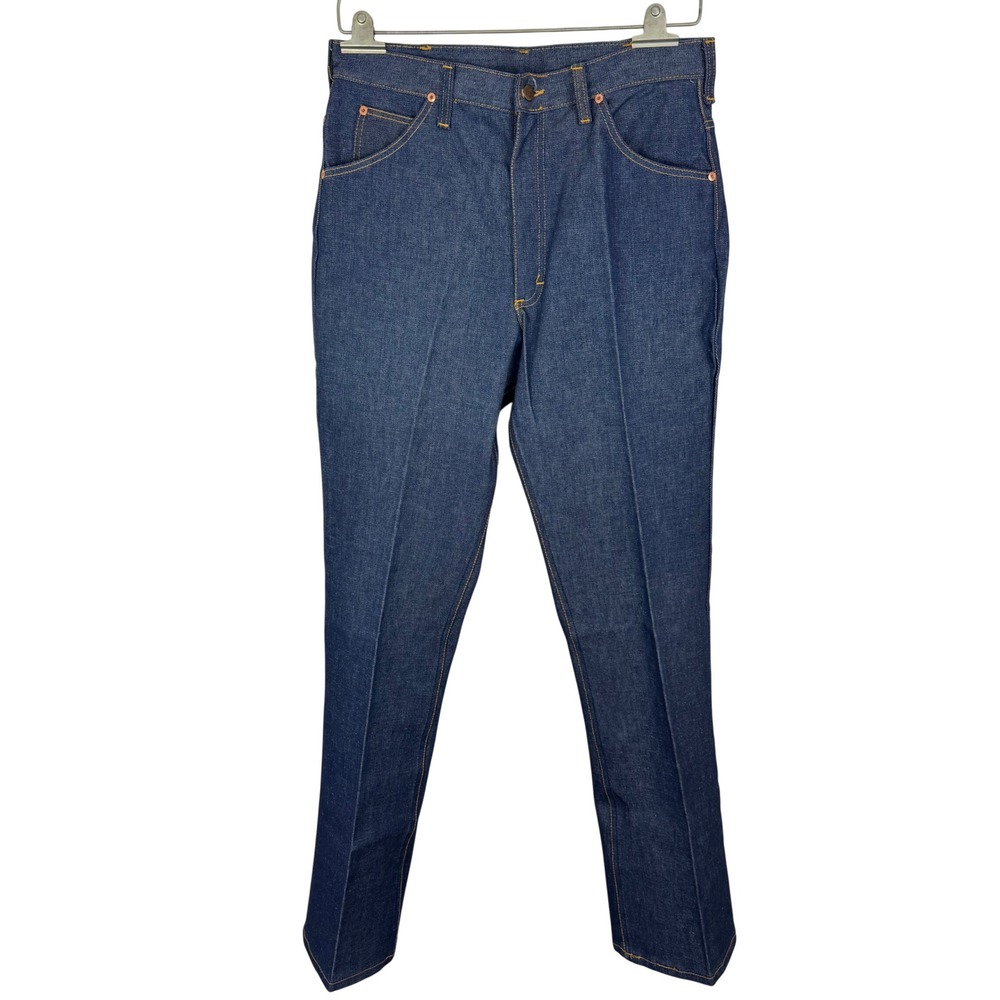 Vintage 80s Lee Riders Dark Wash Denim Jeans Bootcut High‎ Rise Blue Mens